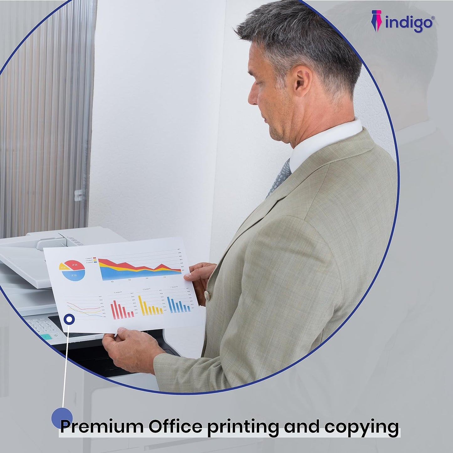 A4 White Printing and Copying Paper 70 gsm - Bright White Premium Office Paper - 500 Sheets