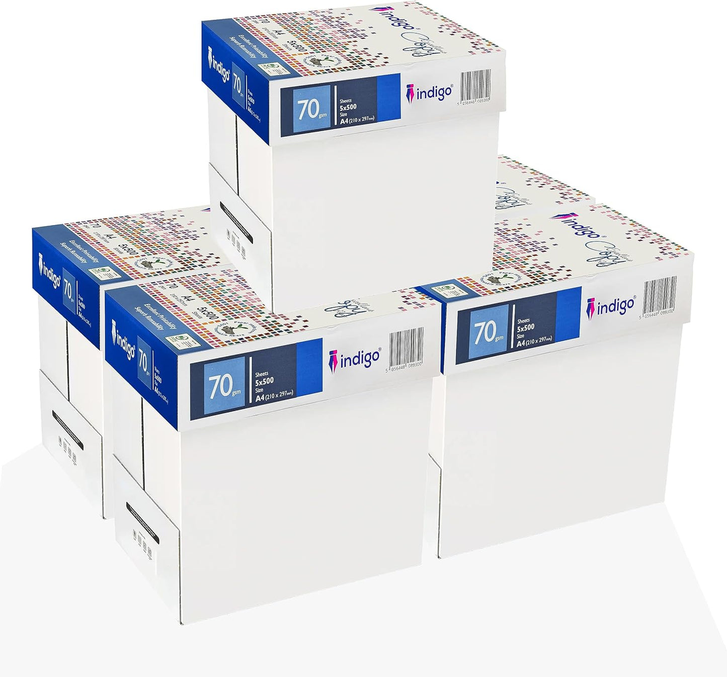 A4 White Printing and Copying Paper 70 gsm - Bright White Premium Office Paper - 500 Sheets