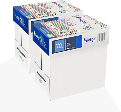 A4 White Printing and Copying Paper 70 gsm - Bright White Premium Office Paper - 500 Sheets