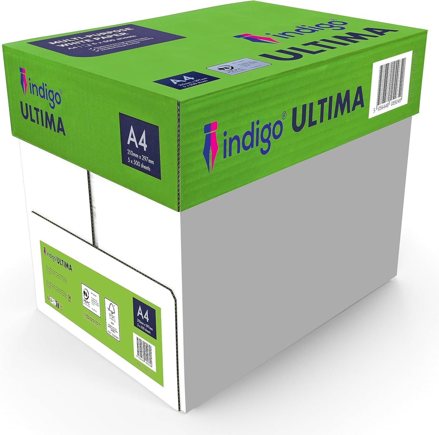 A4 White Printing and Copying Paper 70 gsm - Ultima Bright White Premium Office Paper - 500 Sheets