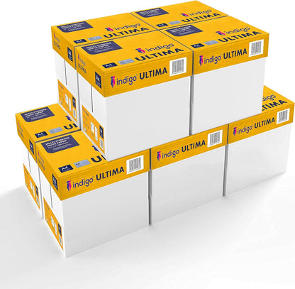 A4 White Printing and Copying Paper 75gsm - Ultima Bright White Premium Office Paper - 500 Sheets