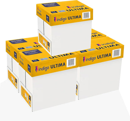 A4 White Printing and Copying Paper 75gsm - Ultima Bright White Premium Office Paper - 500 Sheets